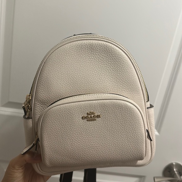 Coach White Mini Backpack - Picture 1 of 3